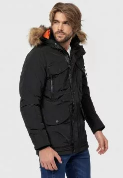 INDICODE JEANS CARPELAN - Veste D'hiver - Black -INDICODE JEANS Boutique 79e0883c20d14b73b1f56cf55ed9c030