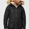 INDICODE JEANS Parka - Black