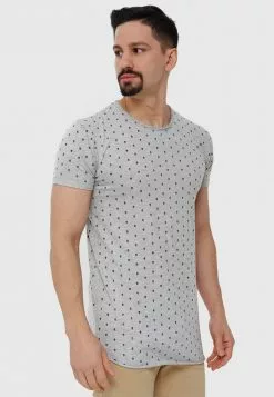 INDICODE JEANS T-shirt Imprimé - Lt Grey Mix -INDICODE JEANS Boutique 7a0b8e0dac144c43ae6af90f4e1248d8