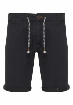 INDICODE JEANS IDMIKO - Short - Black -INDICODE JEANS Boutique 7a38961eaf2e4069b97772e4d6e6debe