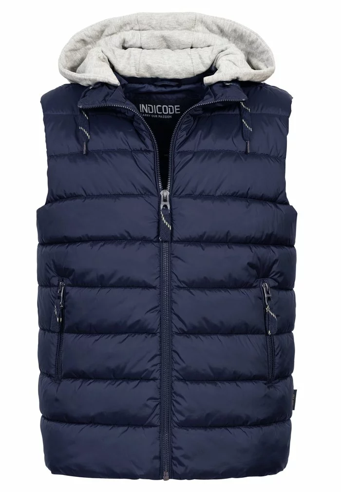 INDICODE JEANS STOCKTON - Veste Sans Manches - Navy 5 INDICODE JEANS STOCKTON - Veste Sans Manches - Navy – Image 5