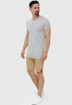 INDICODE JEANS T-shirt Imprimé - Lt Grey Mix -INDICODE JEANS Boutique 7a8d613984944dbb889002b9f0e54870