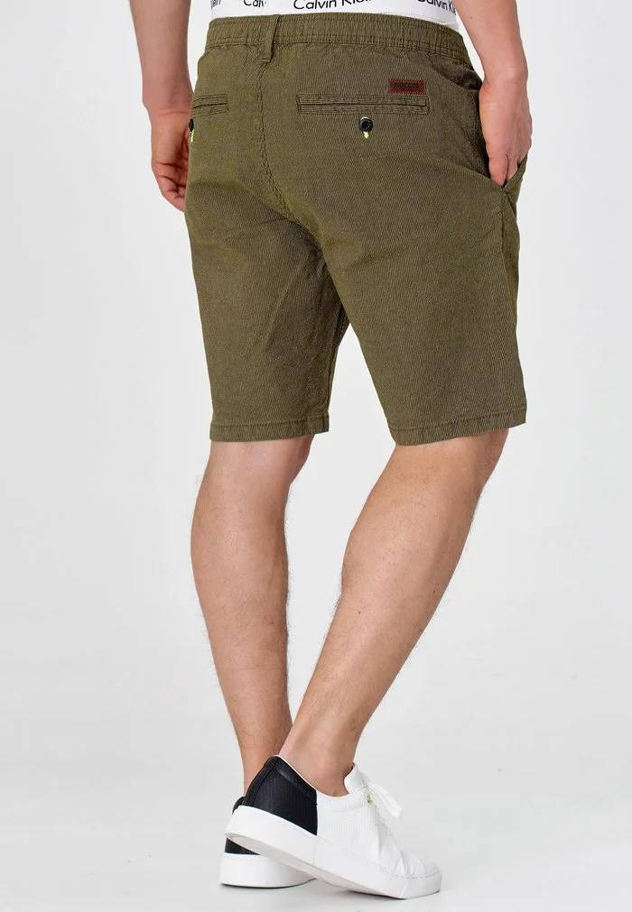 INDICODE JEANS GRANBY - Short - Dark Olive 3 INDICODE JEANS GRANBY - Short - Dark Olive – Image 3
