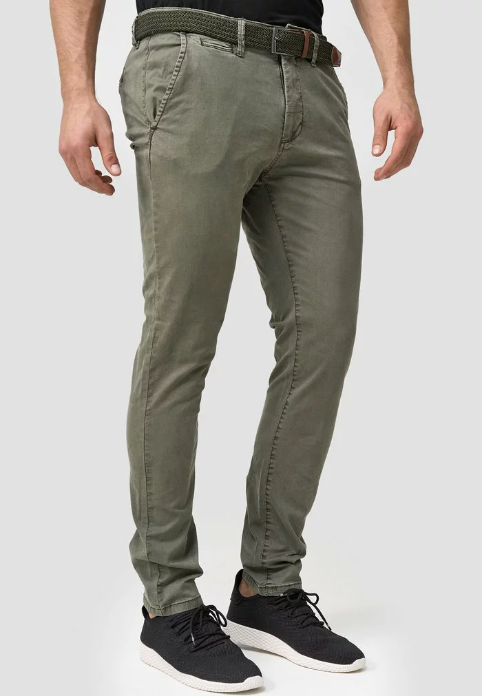 INDICODE JEANS WALLER - Chino - Dark Green 4 INDICODE JEANS WALLER - Chino - Dark Green – Image 4