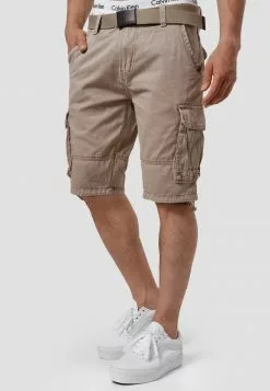 INDICODE JEANS MONROE - Short - Iron -INDICODE JEANS Boutique 7b054404295843b8aace8fc37e2364d1