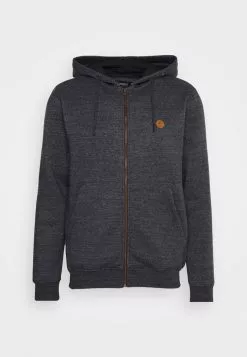 INDICODE JEANS Sweat à Capuche Zippé - Black Mix