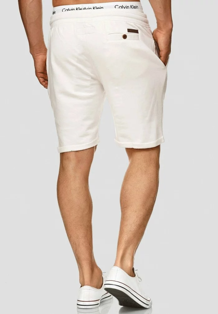 INDICODE JEANS ALDRICH - Short - Off White 2 INDICODE JEANS ALDRICH - Short - Off White – Image 2