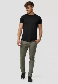 INDICODE JEANS WALLER - Chino - Dark Green