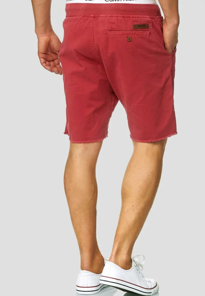 INDICODE JEANS CARVER - Short En Jean - Vermillion 3 INDICODE JEANS CARVER - Short En Jean - Vermillion – Image 3