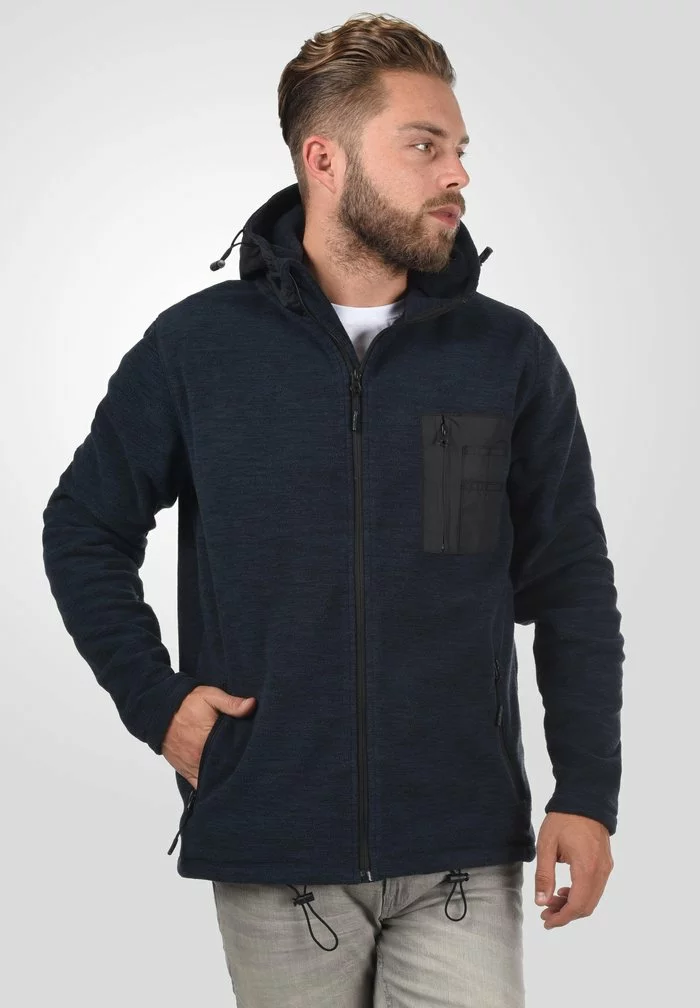 INDICODE JEANS IDWILMOT - Veste Polaire - Navy Mix 1 INDICODE JEANS IDWILMOT - Veste Polaire - Navy Mix