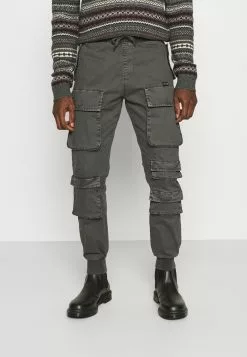 INDICODE JEANS MERCED - Pantalon Cargo - Raven