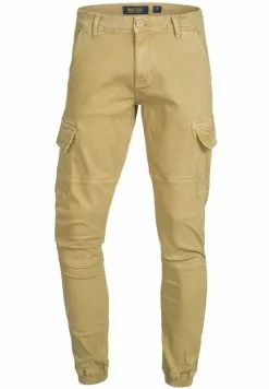 INDICODE JEANS AUGUST - Pantalon Cargo - Light Brown -INDICODE JEANS Boutique 7cea20f89298475fb33a68dbd3f39ab2