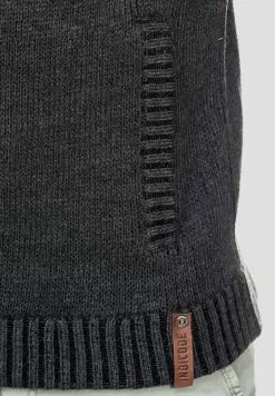 INDICODE JEANS Sweat à Capuche Zippé - Anthracite -INDICODE JEANS Boutique 7d977be98d7b4822b71e7377cacdab71