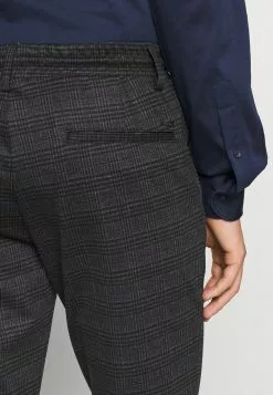 INDICODE JEANS EBERLEIN WITH ROLLED UP - Pantalon Classique - Macan Grey