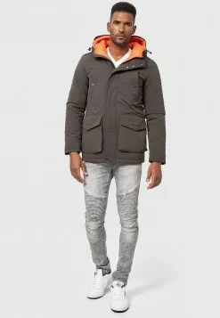 INDICODE JEANS WATERS - Parka - Raven -INDICODE JEANS Boutique 7e6dfc9c97c6422ea844679a23c2227c