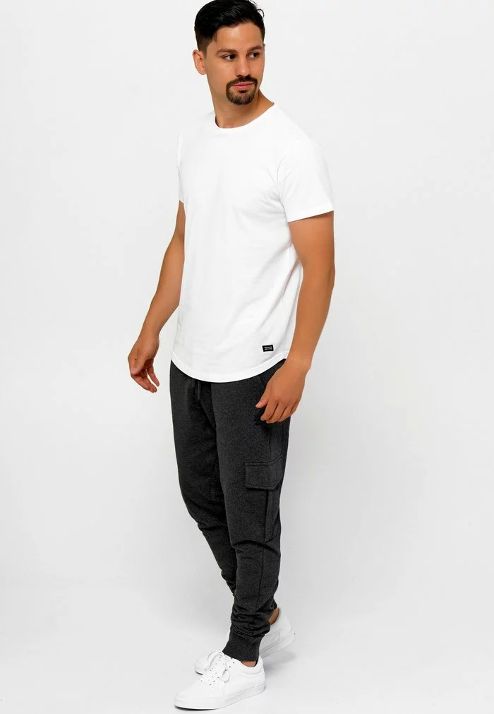 INDICODE JEANS BENDNER - Pantalon Cargo - Charcoal Mix 2 INDICODE JEANS BENDNER - Pantalon Cargo - Charcoal Mix – Image 2