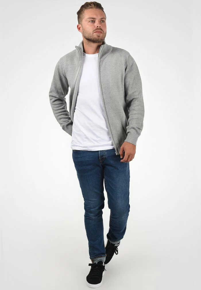 INDICODE JEANS RICKERT - Gilet - Light Grey Mix 2 INDICODE JEANS RICKERT - Gilet - Light Grey Mix – Image 2