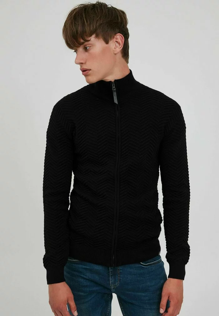 INDICODE JEANS IDBANJAMINO - Gilet - Black 1 INDICODE JEANS IDBANJAMINO - Gilet - Black