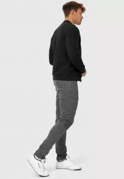 INDICODE JEANS BERMIE - Sweat à Capuche Zippé - Black -INDICODE JEANS Boutique 7fd126dde58d4ce290a56a62020e793d