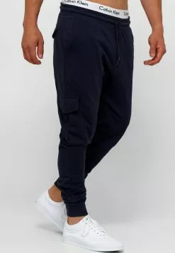 INDICODE JEANS BENDNER - Pantalon Cargo - Navy -INDICODE JEANS Boutique 7fd917402f384bf796e43a4559f3363e