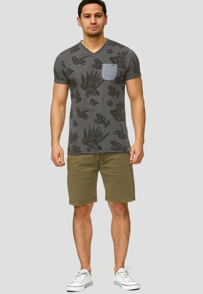 INDICODE JEANS KELOWNA - Short - Army 2 INDICODE JEANS KELOWNA - Short - Army – Image 2