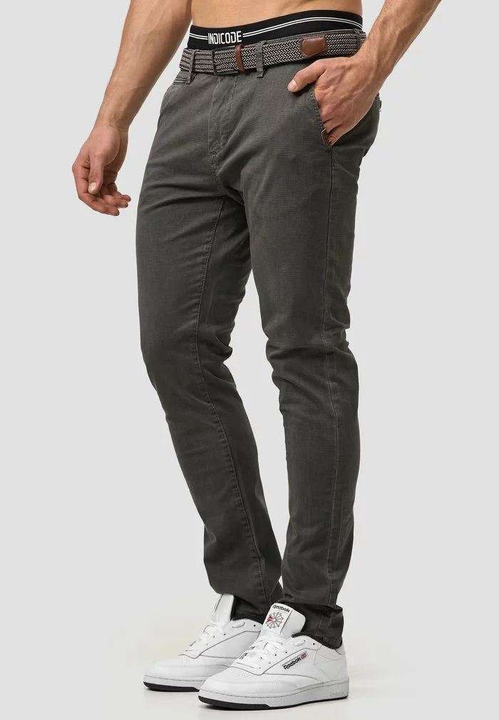 INDICODE JEANS Chino - Dk Grey 3 INDICODE JEANS Chino - Dk Grey – Image 3