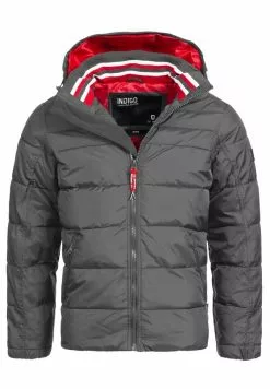INDICODE JEANS PHILPOT - Veste D'hiver - Dark Grey -INDICODE JEANS Boutique 806ec8d138e140739385fc1abe9cdf18