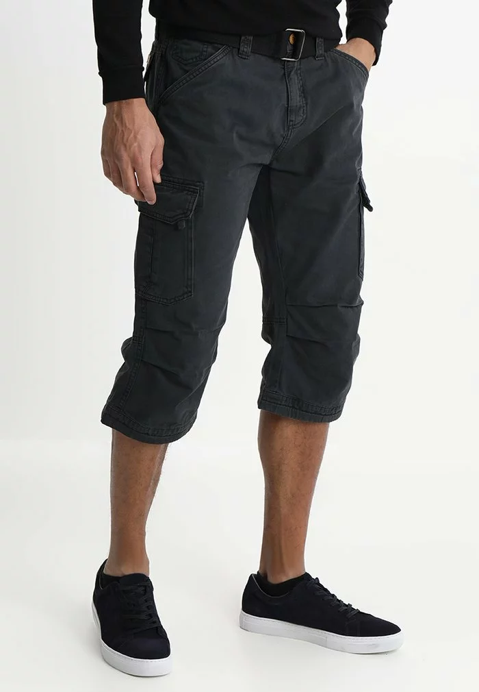 INDICODE JEANS NICOLAS - Short - Black 1 INDICODE JEANS NICOLAS - Short - Black