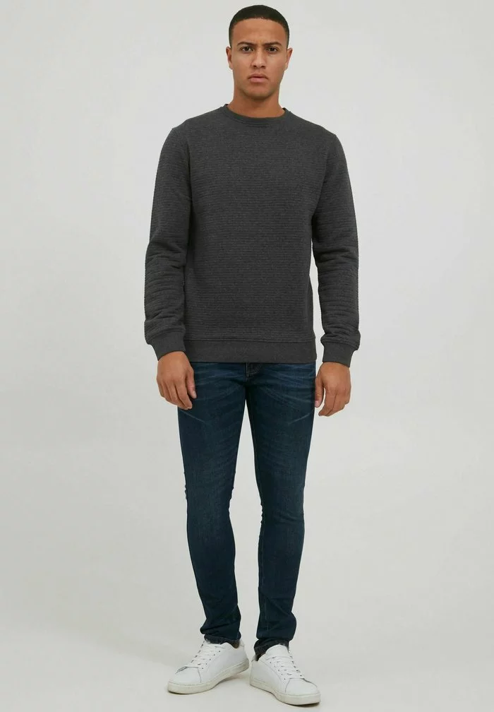 INDICODE JEANS IDBRONN - Sweatshirt - Charcoal Mix 2 INDICODE JEANS IDBRONN - Sweatshirt - Charcoal Mix – Image 2
