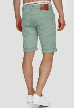 INDICODE JEANS Short En Jean - Granite Green -INDICODE JEANS Boutique 8226af689ff04c4bb2ea78b4ff865760