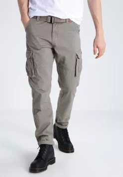 INDICODE JEANS WILLIAM - Pantalon Cargo - Greige