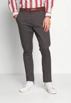 INDICODE JEANS GOVER - Chino - Dark Grey