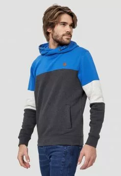 INDICODE JEANS OLSON - Sweat à Capuche - Baleine Blue -INDICODE JEANS Boutique 8394ebd2bc14404eb14ab0d9d92fe46f