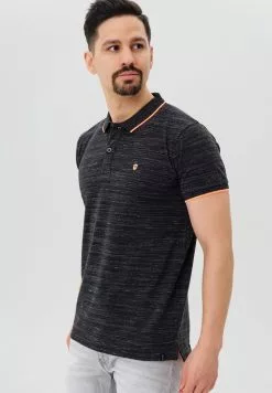 INDICODE JEANS Polo - Black -INDICODE JEANS Boutique 839b0b59dd2944ac9b7a795fd57e89ef