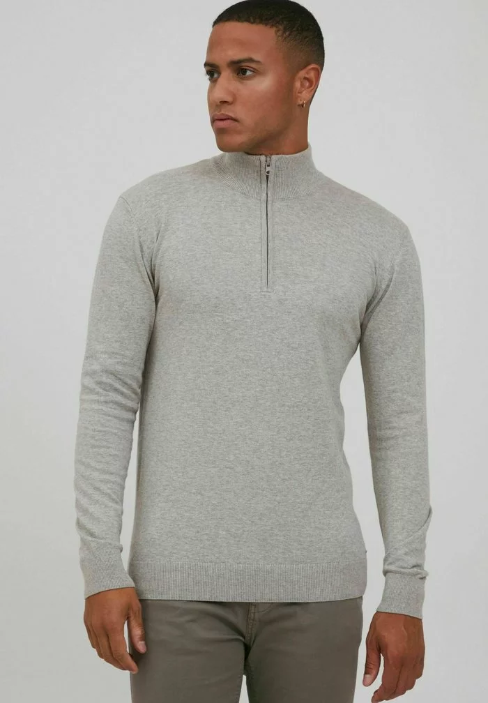 INDICODE JEANS IDBADDON - Pullover - Grey Mix 1 INDICODE JEANS IDBADDON - Pullover - Grey Mix