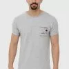 INDICODE JEANS MORAN - T-shirt Imprimé - Lt Grey Mix