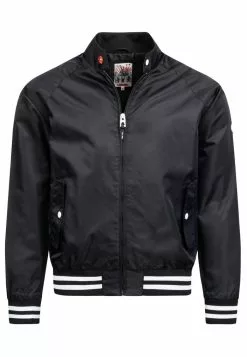 INDICODE JEANS AYSER - Blouson Bomber - Black -INDICODE JEANS Boutique 84759a33d5b24333bb8b4296530f17eb