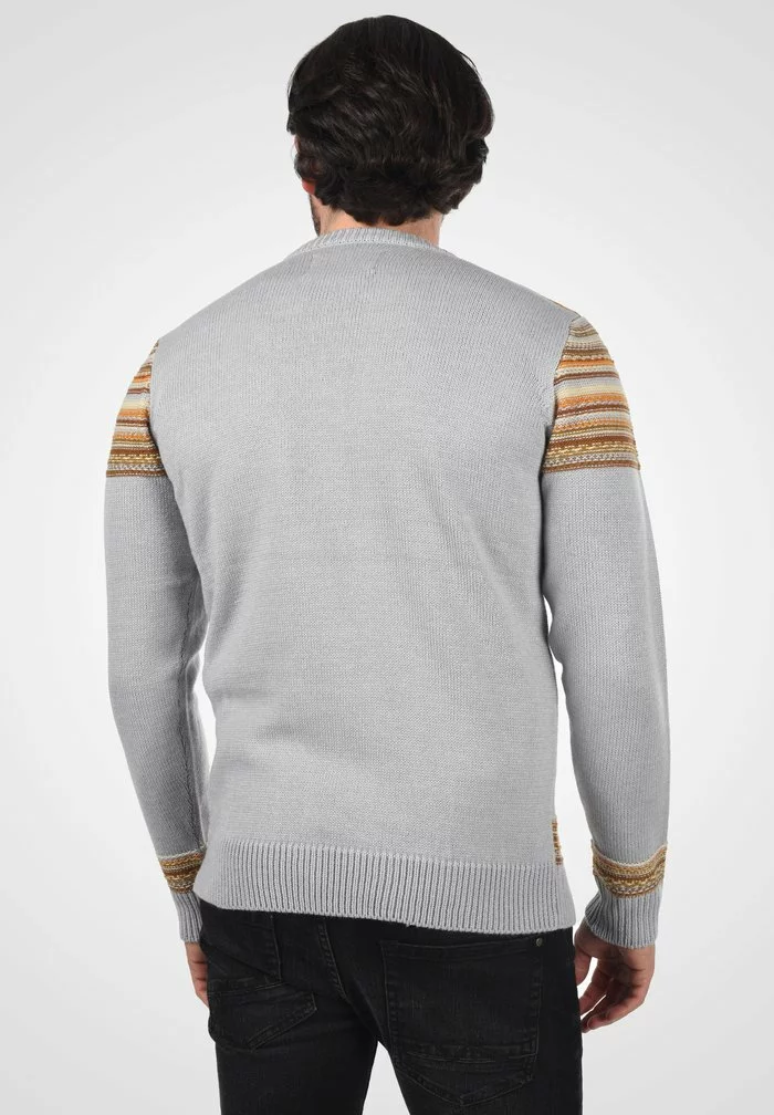 INDICODE JEANS IDLURDES - Pullover - Grey Mix 3 INDICODE JEANS IDLURDES - Pullover - Grey Mix – Image 3