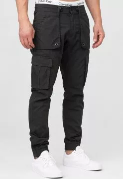 INDICODE JEANS Pantalon Cargo - Raven -INDICODE JEANS Boutique 848f8626c0cf4344be28925e40bc6627