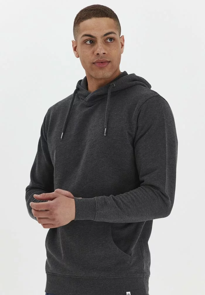 INDICODE JEANS IDKENAL - Sweat à Capuche - Charcoal Mix 1 INDICODE JEANS IDKENAL - Sweat à Capuche - Charcoal Mix