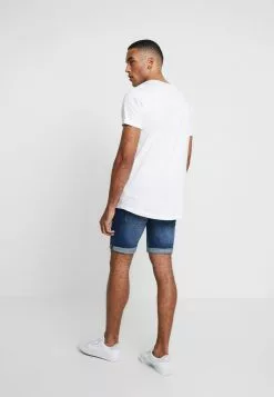 INDICODE JEANS KADEN HOLES - Short En Jean - Medium Indigo -INDICODE JEANS Boutique 85949b71f1624d39a43696f2b4602777