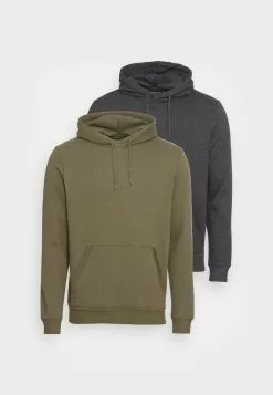 INDICODE JEANS HALE 2 PACK - Sweatshirt - Charco/army 10 INDICODE JEANS HALE 2 PACK - Sweatshirt - Charco/army -INDICODE JEANS Boutique 85e19278db5e40f3ba95091623c02c72