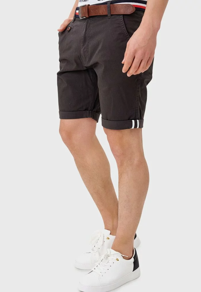 INDICODE JEANS Short - Anthracite 4 INDICODE JEANS Short - Anthracite – Image 4