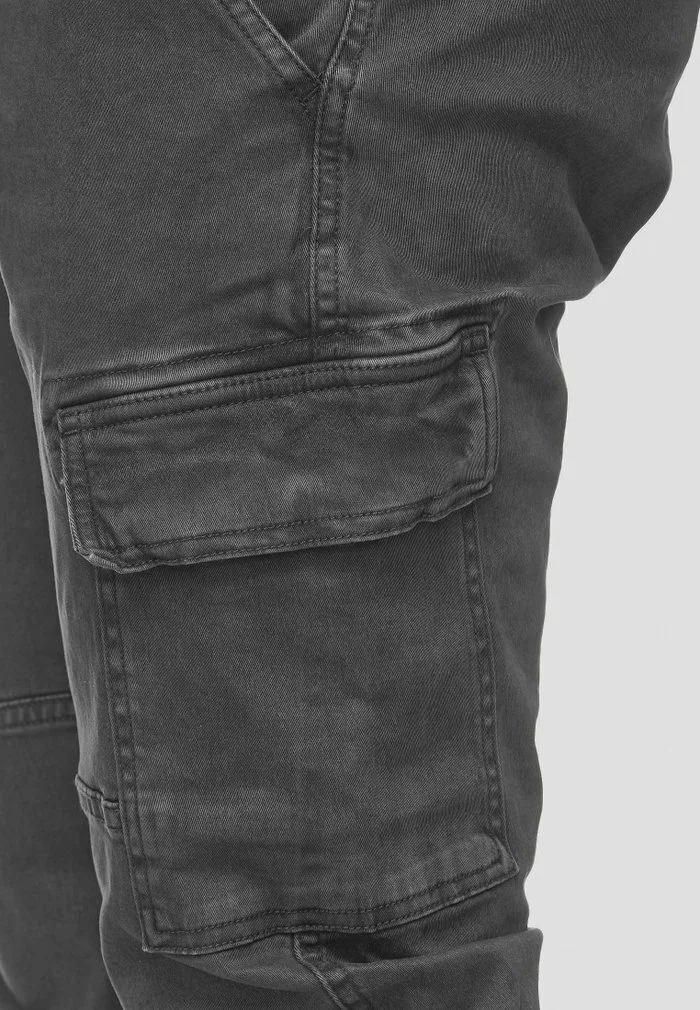 INDICODE JEANS AUGUST - Pantalon Cargo - Raven 4 INDICODE JEANS AUGUST - Pantalon Cargo - Raven â Image 4