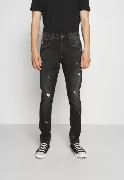 INDICODE JEANS EDWARDS - Jean Slim - Vintage Black