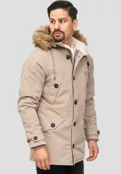 INDICODE JEANS Veste D'hiver - Mottled Dark Grey