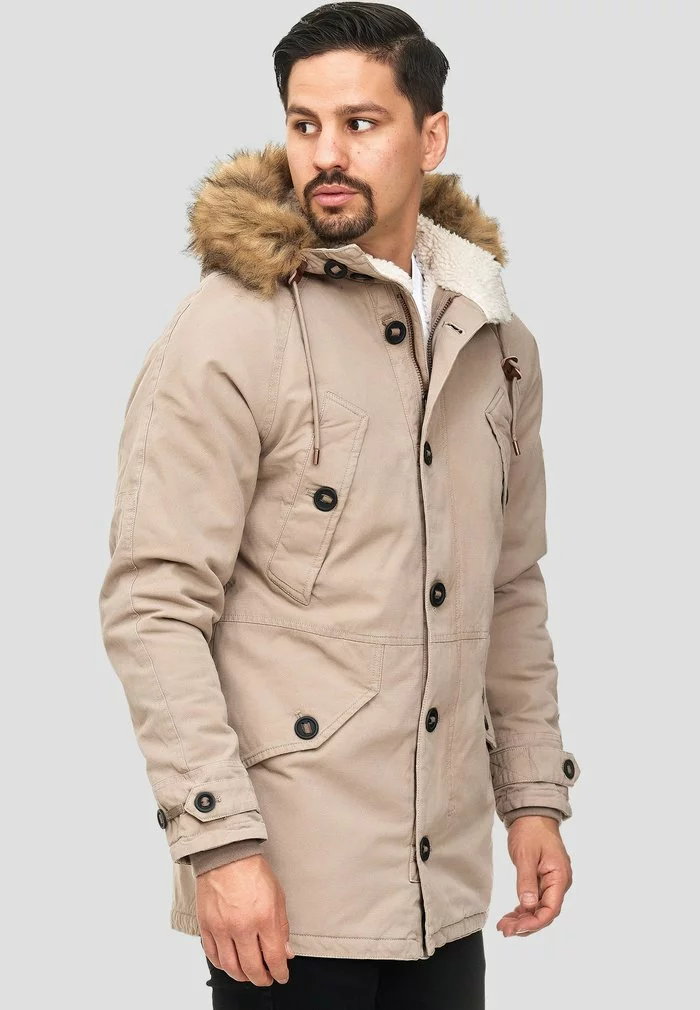 INDICODE JEANS Veste D'hiver - Mottled Dark Grey 1 INDICODE JEANS Veste D'hiver - Mottled Dark Grey