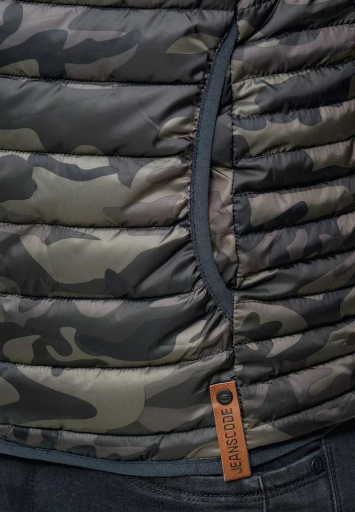 INDICODE JEANS Veste Mi-saison - Mottled Dark Green 8 INDICODE JEANS Veste Mi-saison - Mottled Dark Green – Image 8