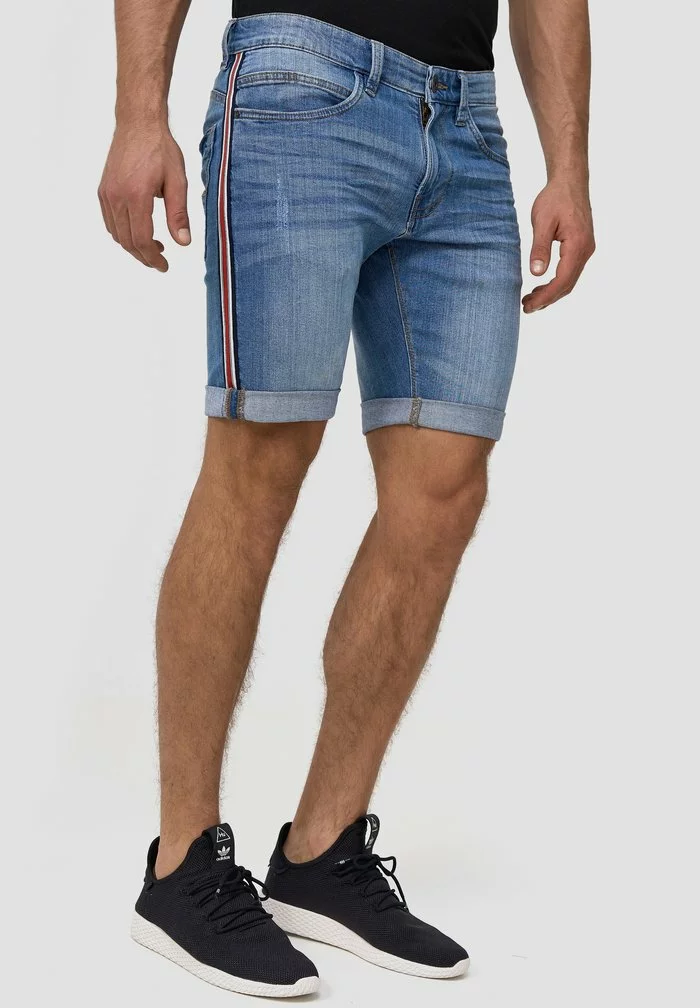 INDICODE JEANS Short En Jean - Blue Wash 4 INDICODE JEANS Short En Jean - Blue Wash – Image 4