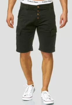 INDICODE JEANS Short - Black